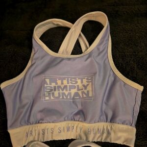 Ash Light Purple Sports Bra